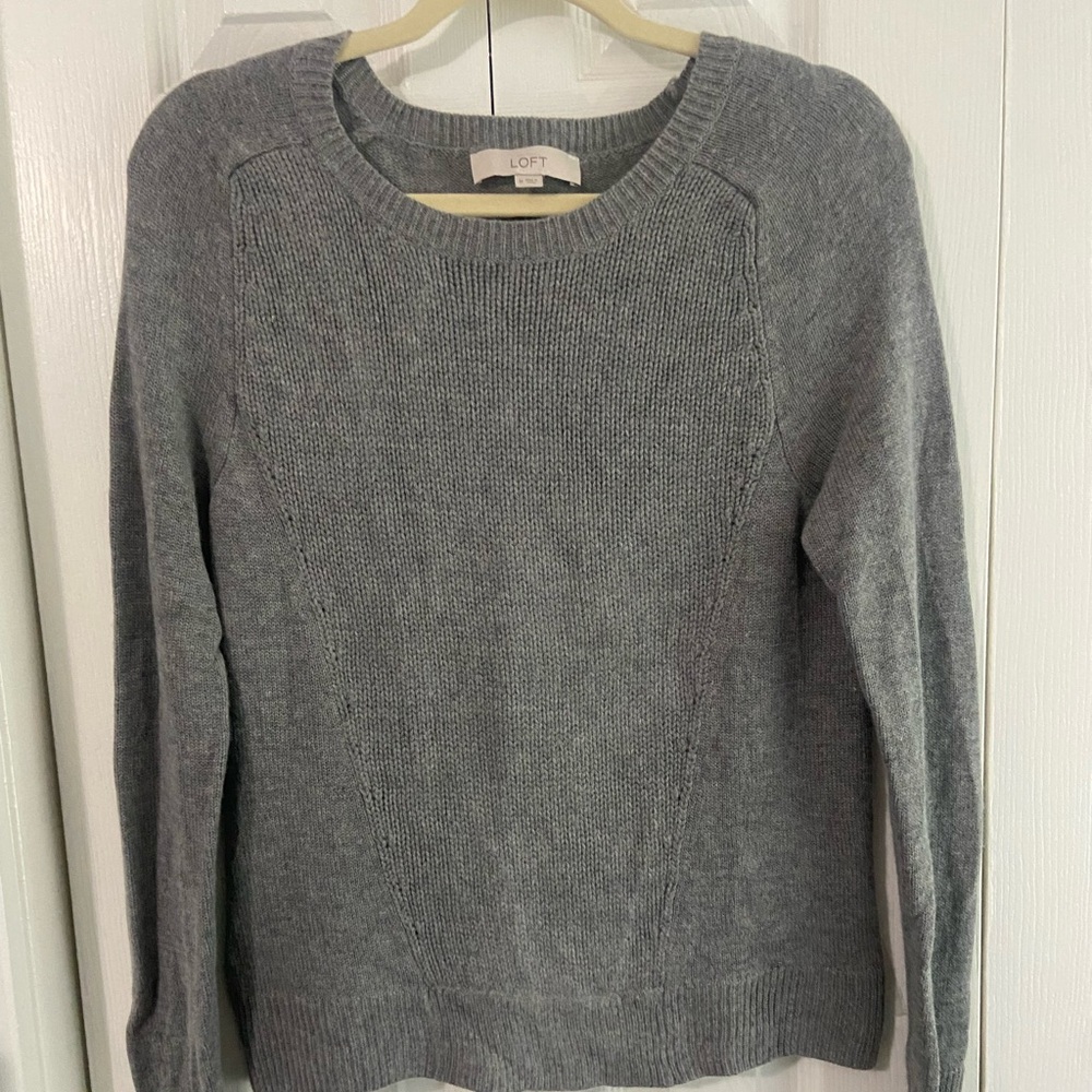 Loft gray sweater